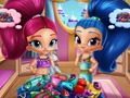 Spel Shimmer och Shine Garderob Rengöring  på nätet