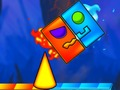 Spel Brand och vatten geometri Dash  på nätet