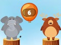 Spel Djungelballonger subtraktion  på nätet