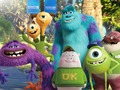 Spel Monsters University Tic-Tac-Throw på nätet