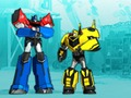 Spel Transformatorer. Robots in Disguise: Super Mini Striker  på nätet
