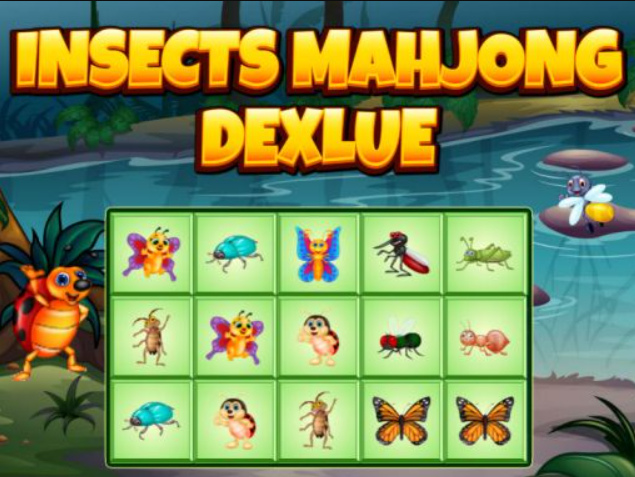 Spel Insekter Mahjong Deluxe på nätet