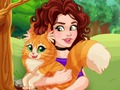 Spel Olivia tämjer en katt  på nätet