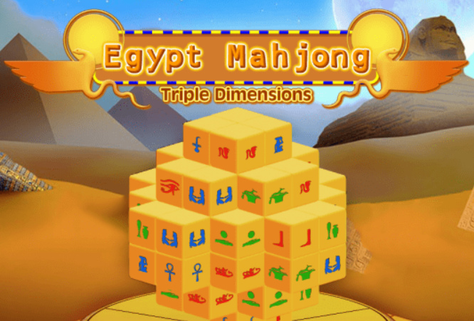 Spel Mahjong Egypten Trippelstorlekar  på nätet