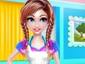 Spel Rengöring av gymnasiet Girls House på nätet