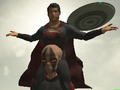 Spel Superman: Tema är utlänningar  på nätet