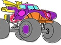 Spel Monster Truck målarbok  på nätet
