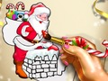 Spel Jultomtens färgläggning  på nätet