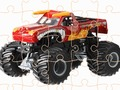 Spel Monster Truck Jigsaw Challenge på nätet