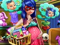 Spel Lady Mommy går och handlar  på nätet
