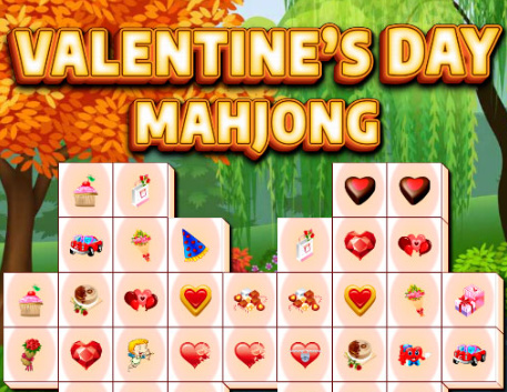 Spel Alla hjärtans dag Mahjong  på nätet