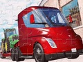 Spel Tesla Truck Jigsaw på nätet
