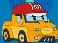 Spel Robocar poli målarbok på nätet