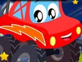 Spel Tecknad lastbilar dolda stjärnor på nätet