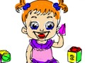 Spel Tillbaka till skolan: Baby Doll Coloring  på nätet