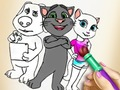 Spel Kitty målarbok  på nätet