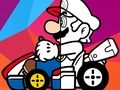 Spel Mario Driving målarbok  på nätet