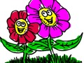 Spel Tillbaka till skolan: Blomma målarbok  på nätet