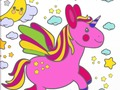 Spel Fantastisk söt unicorn målarbok  på nätet