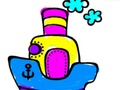 Spel Tillbaka till skolan: Boat Coloring  på nätet