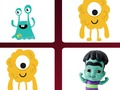 Spel Monsters Memory Match på nätet