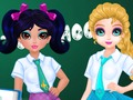 Spel Jacqueline och Eliza School Bag Design Designtävling  på nätet
