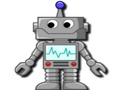 Spel Tecknad robotspår på nätet