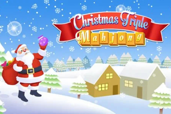 Spel Jul trippel Mahjong på nätet