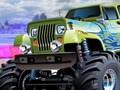 Spel Monster Truck Beach Surfing på nätet