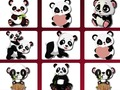 Spel Söt Panda Memory Challenge  på nätet