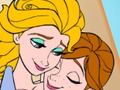 Spel Princess Sisters Coloring  på nätet