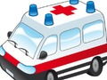 Spel Tecknad ambulanspussel på nätet