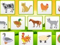 Spel Farm Animals Kids Learning Memory  på nätet