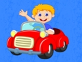 Spel Pedalbilar pussel på nätet