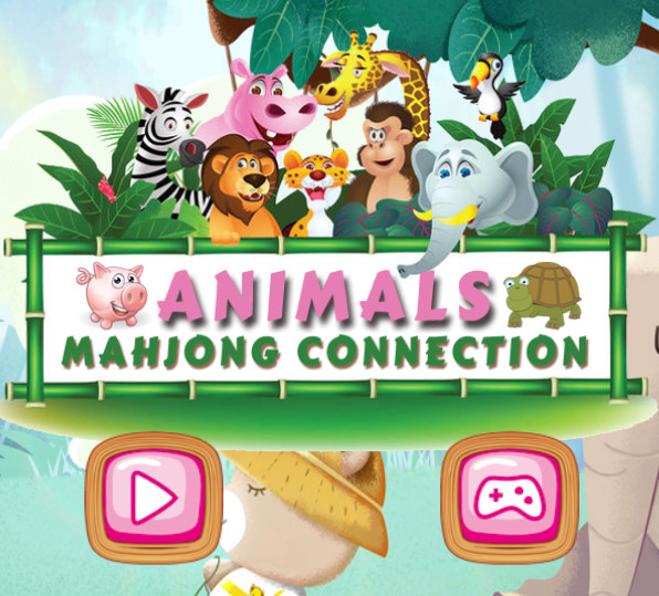 Spel Djur Mahjong-anslutning  på nätet