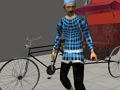 Spel Stadscykel rickshaw -simulator på nätet