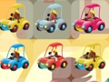 Spel Bedårande valpar i bilar match 3  på nätet