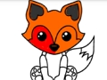Spel Fox målarbok  på nätet