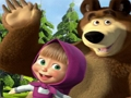 Spel Masha and the Bear Spot Skillnaden  på nätet