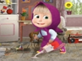 Spel Masha och The Bear Cleaning Game på nätet