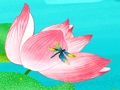 Spel Lotusblommor glider på nätet