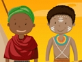 Spel Bubble shooter Afrika  på nätet