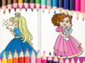 Spel Vacker prinsessa målarbok  på nätet