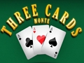 Spel Tre kort monte  på nätet