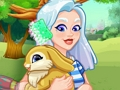 Spel Crystal adopterar en kanin  på nätet