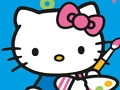 Spel Färg efter nummer med Hello Kitty  på nätet