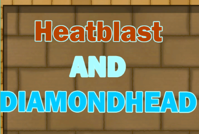 Spel Heatblast och diamanthuvud  på nätet