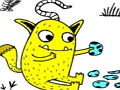 Spel Roliga monster pussel  på nätet
