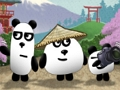 Spel 3 pandor i Japan HTML5  på nätet