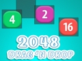 Spel 2048 dra och släpp  på nätet